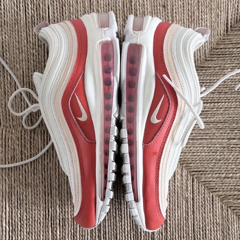 Nike Air Max 97 Picante Red Sz 8M 9.5W (NO BOX)‎ FN6869-633 Sporty
